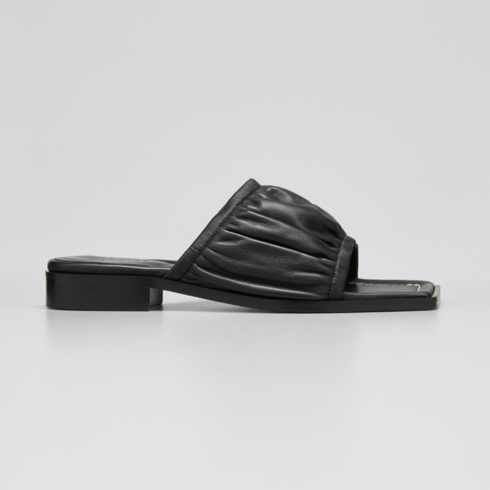 WANDLER Lambskin Flat Sandals size 9
